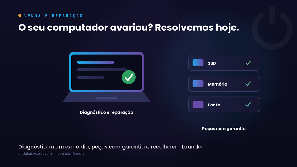 Venda e Reparação de Computadores