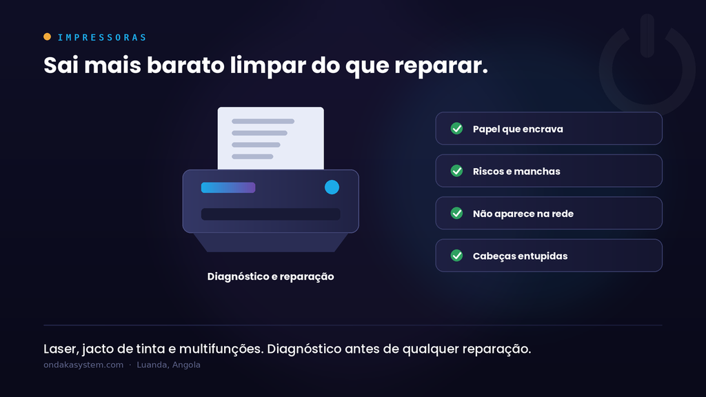 Reparação e Manutenção de Impressoras